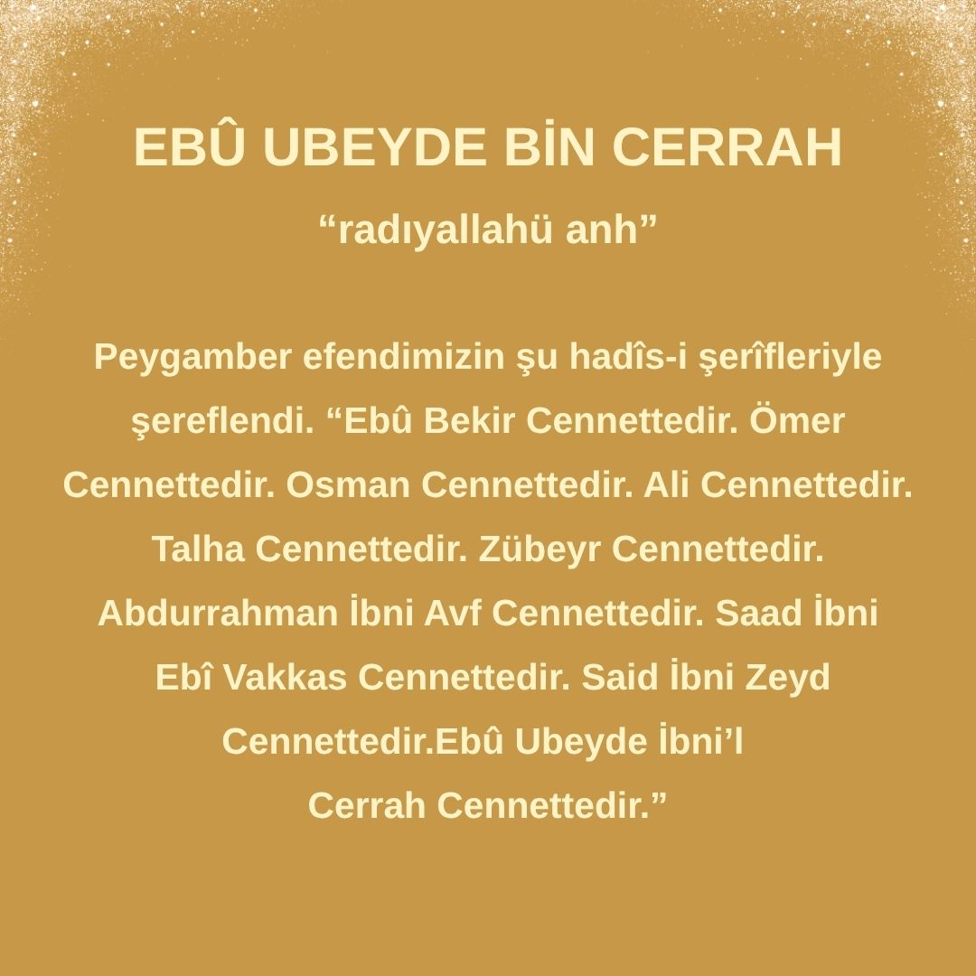 Ebû Ubeyde bin Cerrah (2)